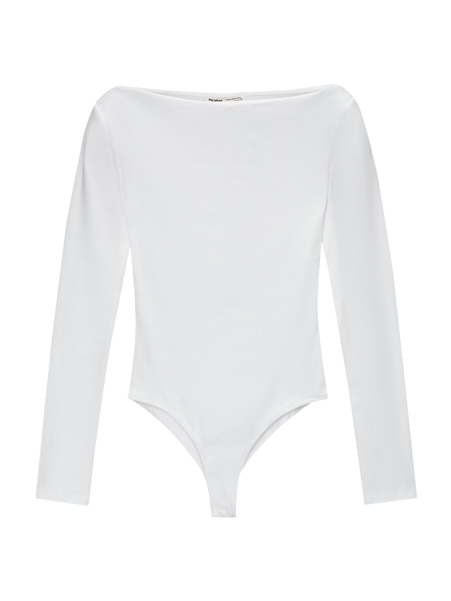 

Рубашка-боди Pull&Bear, белый