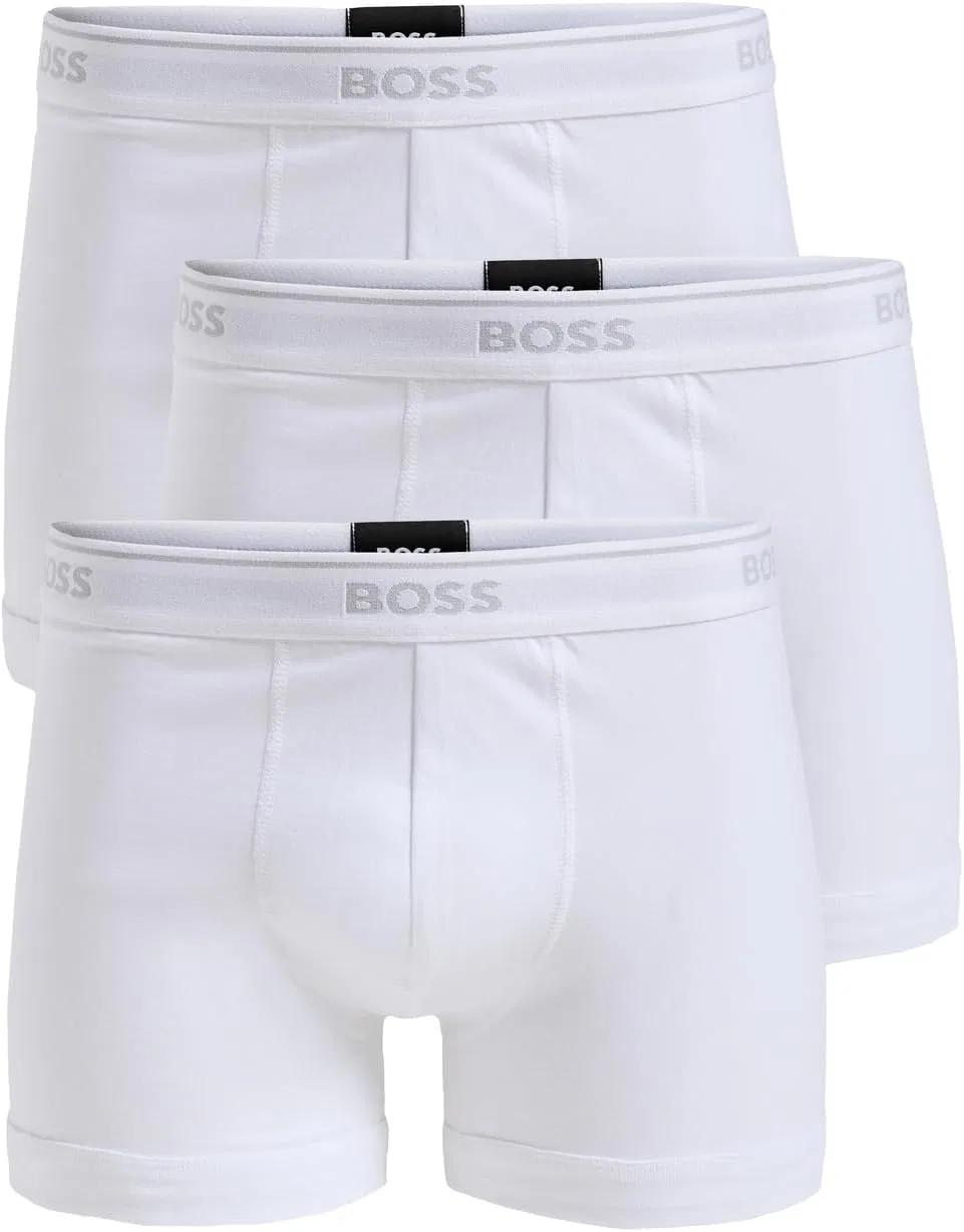 Боксеры Classic Cotton, BOSS, ярко-белый
