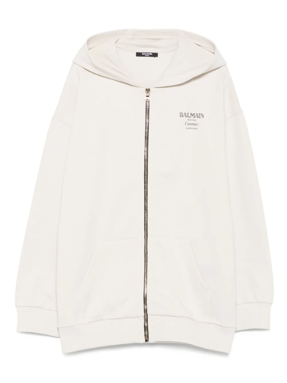 

Худи на молнии Balmain Kids, нейтральный