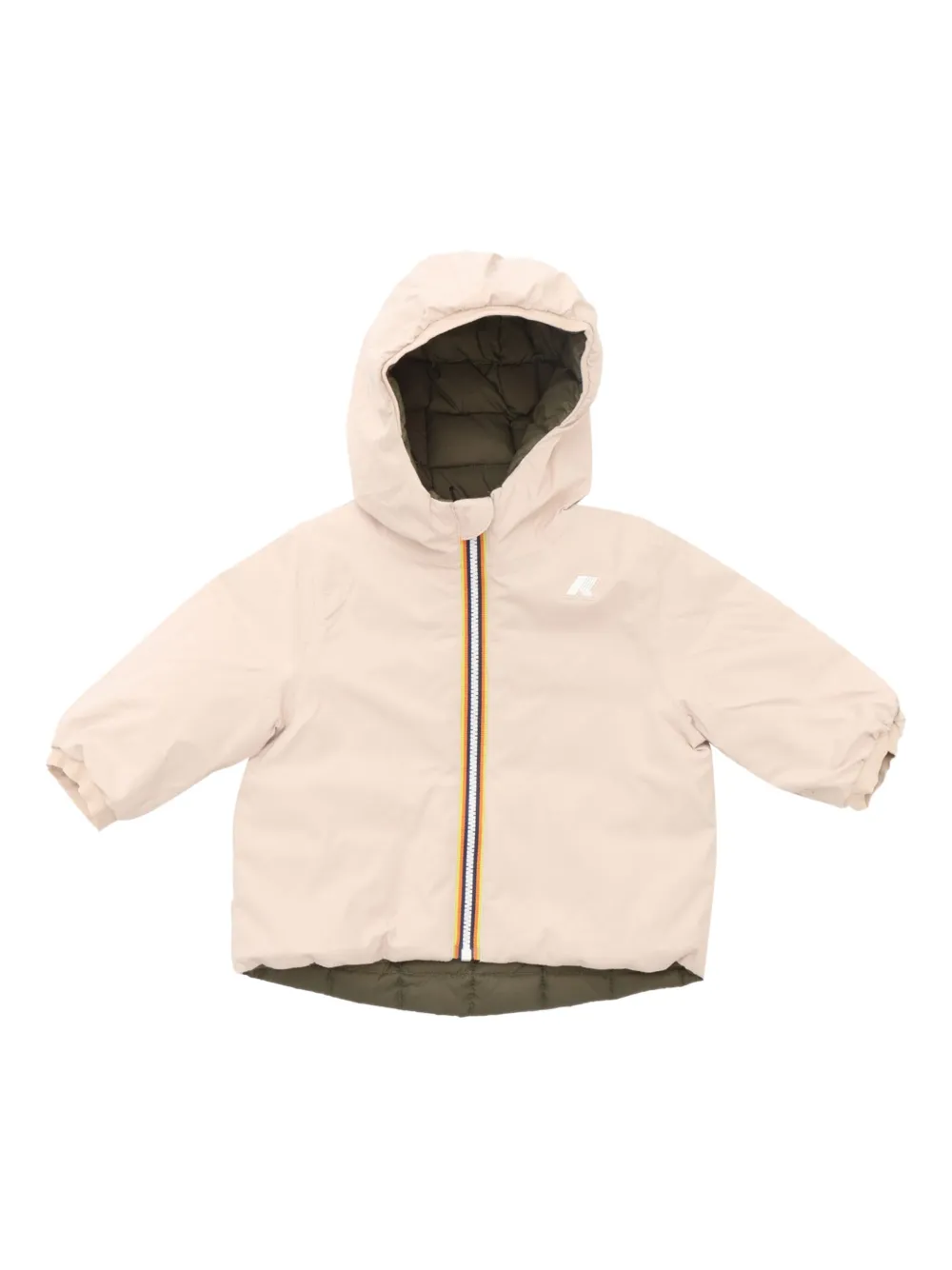 

Пуховик с логотипом K Way Kids, розовый