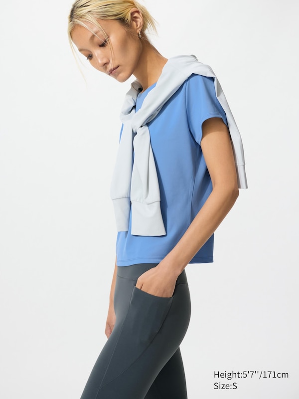 Ультраэластичные активные леггинсы Uniqlo, 08 dark grey — фото 2