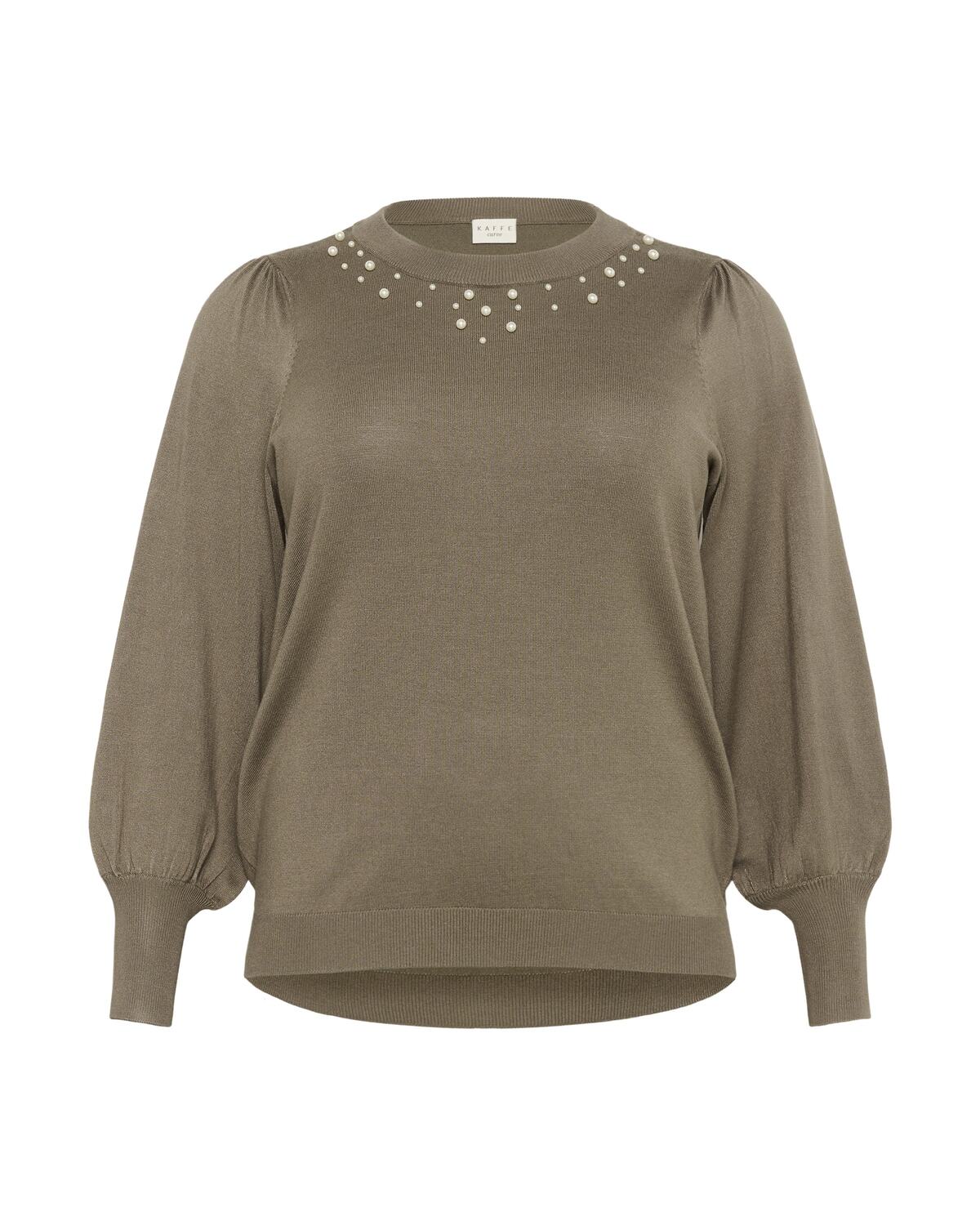 

KAFFE CURVE Свитер 'KCrahina' в коричневом цвете