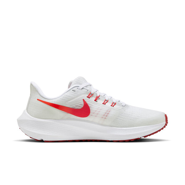 Кроссовки air zoom pegasus 39 low top красные Nike, белый — фото 2