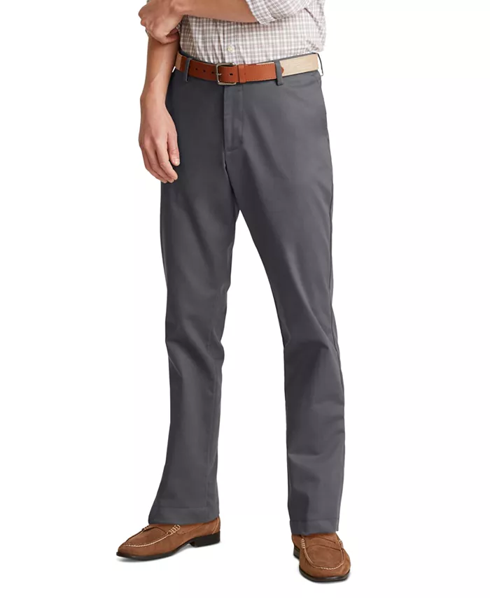 

Мужские брюки Signature Slim Fit Iron Free Khaki с защитой от пятен Dockers, серый