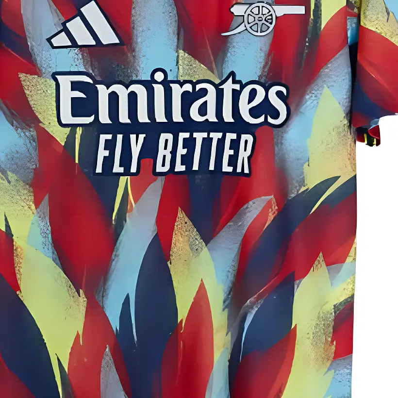 Футболка Arsenal 25/26 Pre Match с доставкой для участников AdiClub Adidas, красный/синий/желтый — фото 3