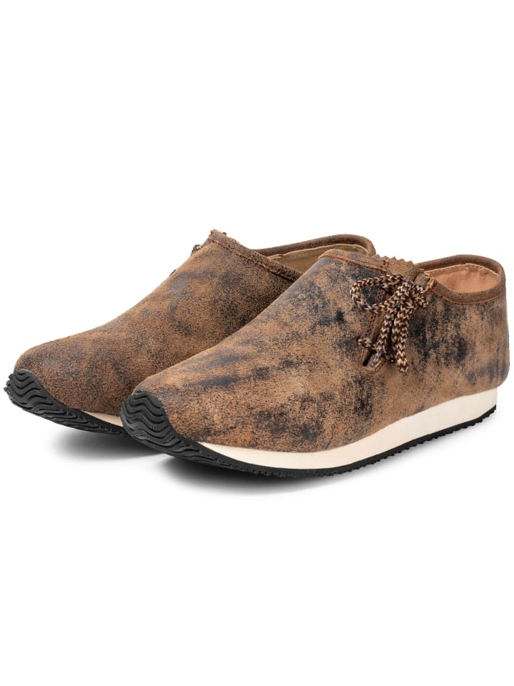 PAULGOS Кроссовки Haferlschuh Trachten Schnürschuh Echtleder цвета Whiskybraun — фото 3
