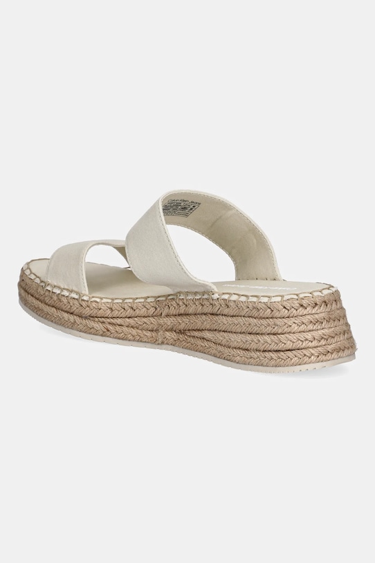 Спортивные шлепанцы SPORTY ROPE MG LTH WEBBING Calvin Klein Jeans, бежевый — фото 3