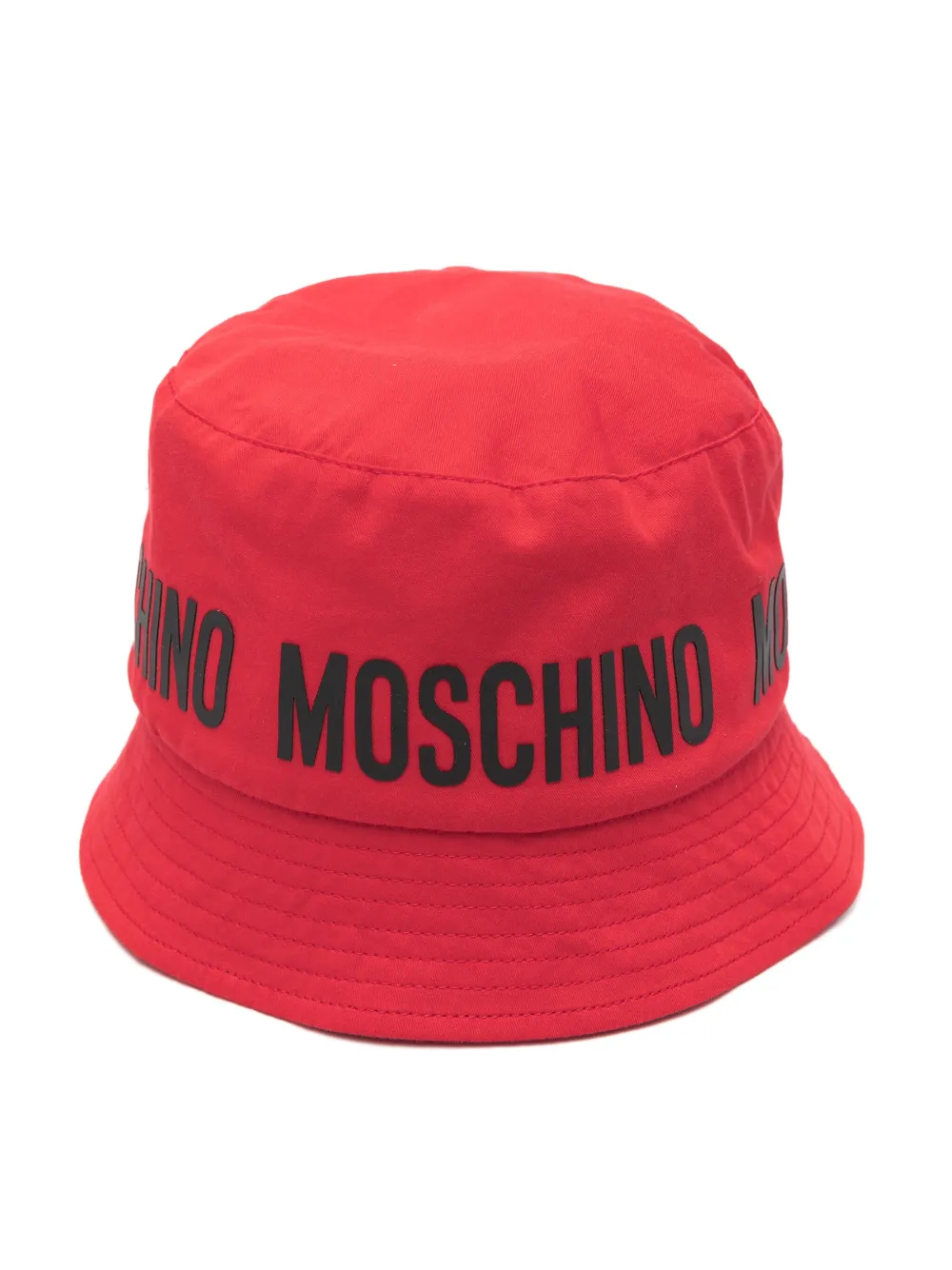 

Панама с логотипом Moschino Kids, красный