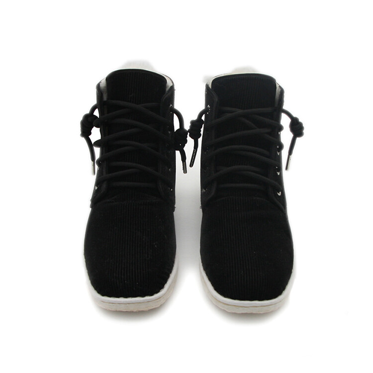Туфли женские повседневные Women's Casual Shoes Women's High-Top Neiliansheng, черный — фото 3