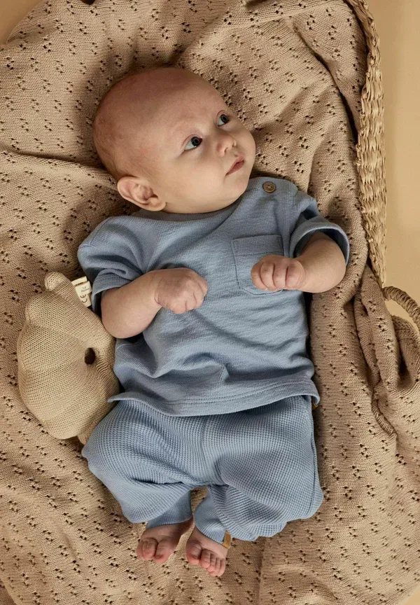 Брюки свободного кроя Lil' Atelier, пыльно-голубой