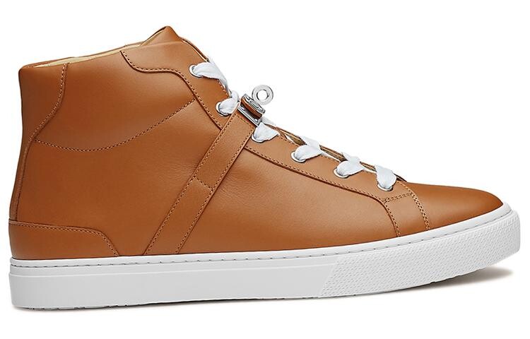 Кроссовки мужские Hermès Daydream Skateboarding, коричневый — фото 2