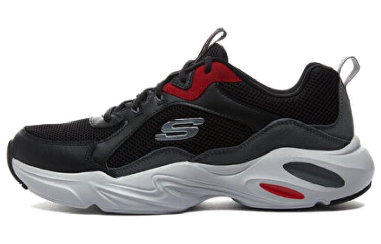 

Кроссовки Stamina Airy Chunky мужские низкие черные/серые Skechers, Черный, Кроссовки Stamina Airy Chunky мужские низкие черные/серые Skechers