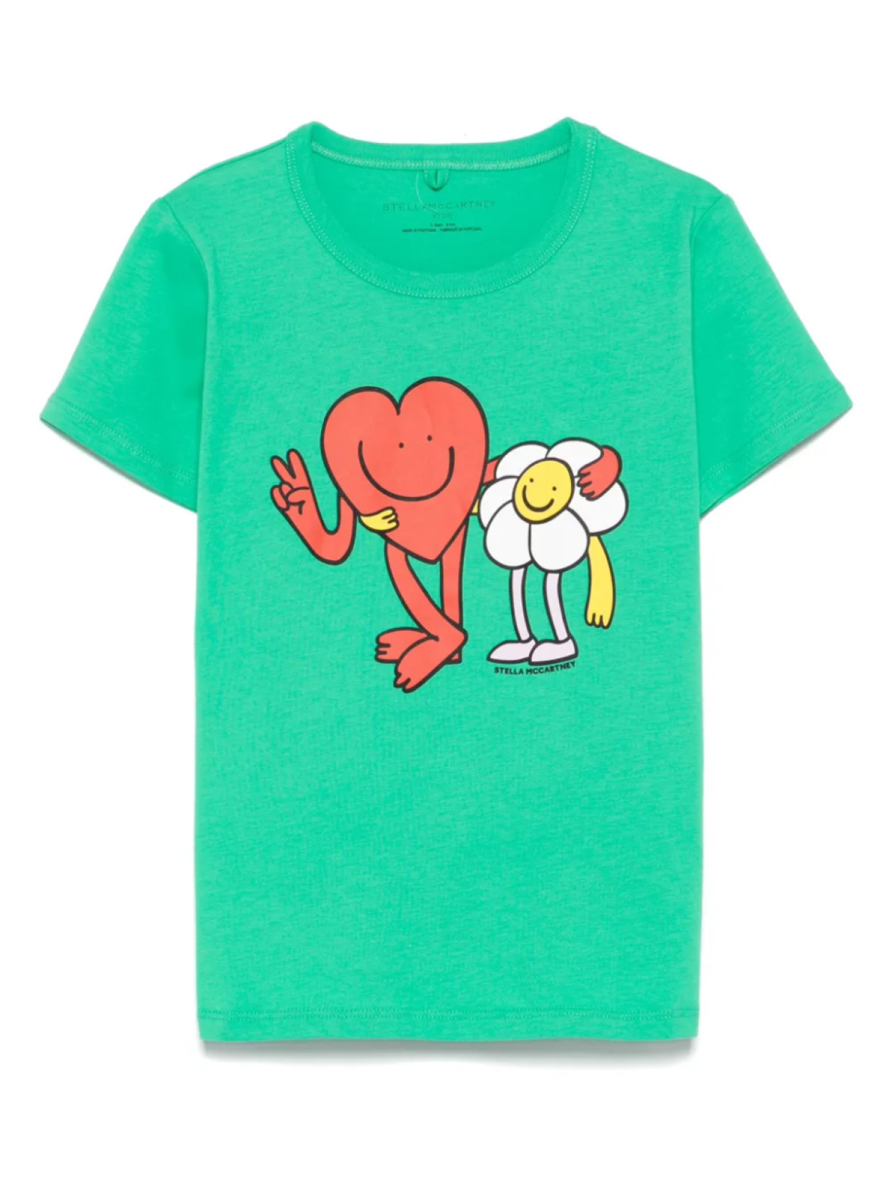 

Футболка с графическим принтом Stella McCartney Kids, зеленый
