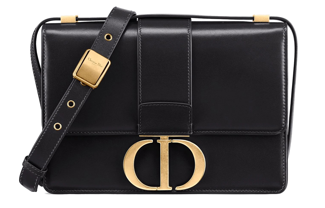 DIOR Сумка-коробка из гладкой телячьей кожи