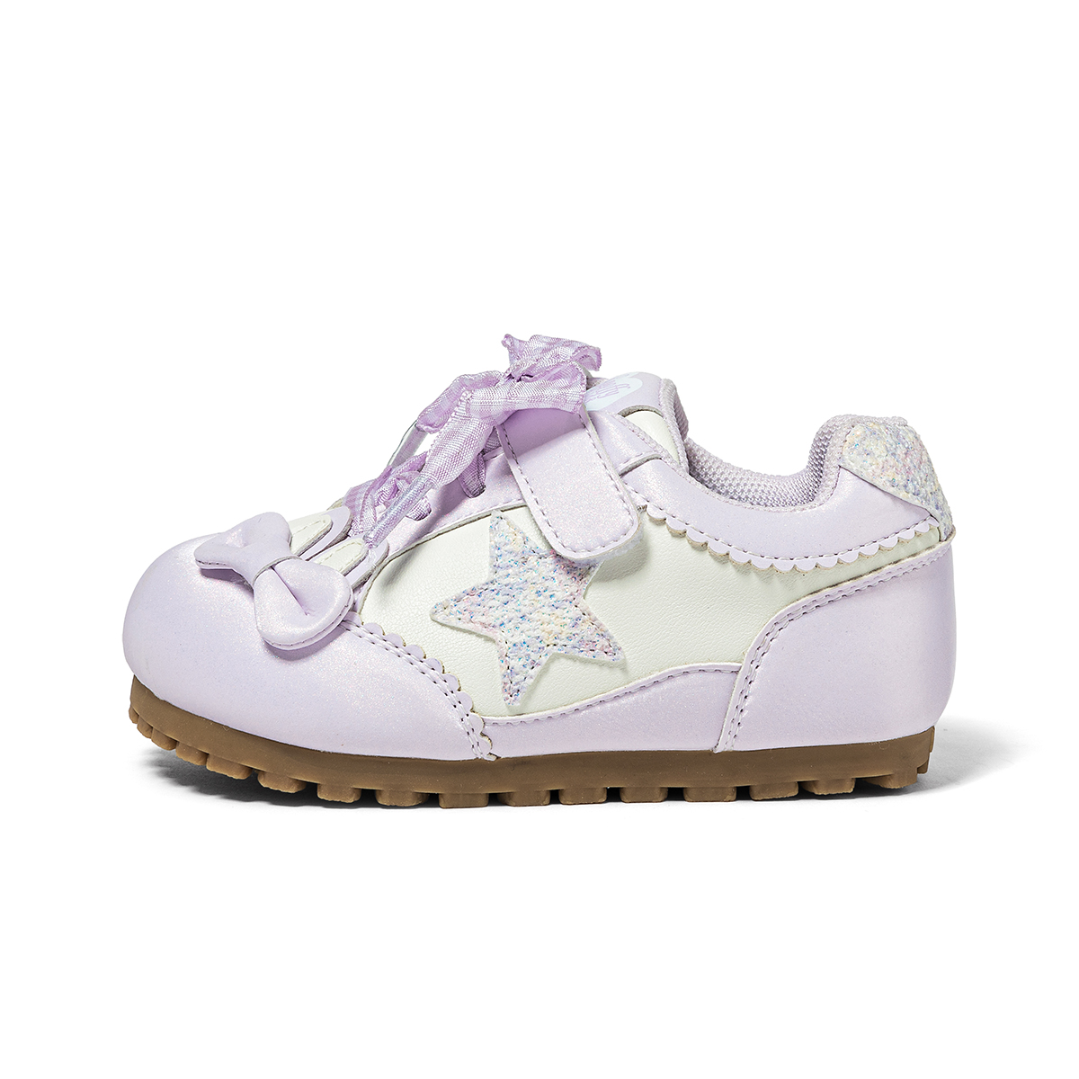 

Коллекция милых обуви дышащая поддержка низкие детские ботинки для малышей Snoffy, сиреневый/белый