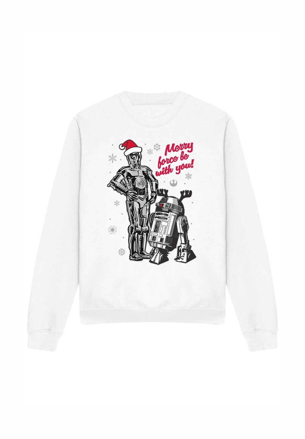 

Толстовка STAR WARS MERRY CHRISTMAS DROIDS PRINT Star Wars, белый