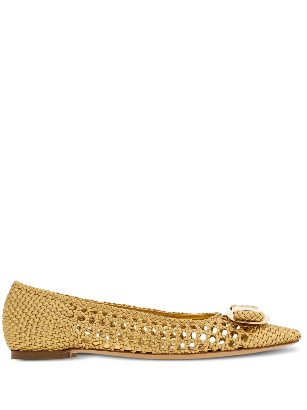Балетки New Vara Ferragamo, золотой