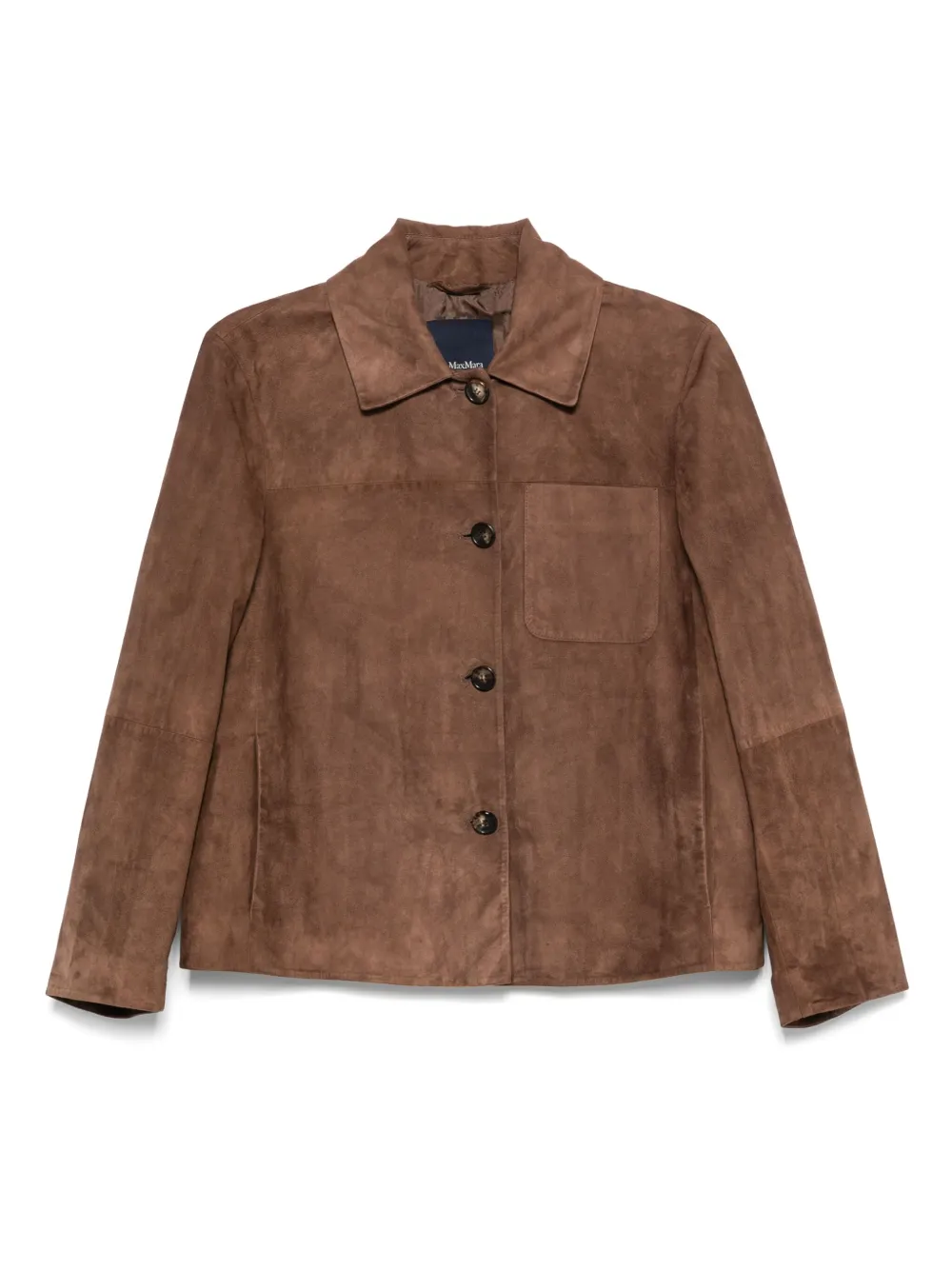 

Кожаная куртка 'S Max Mara, коричневый