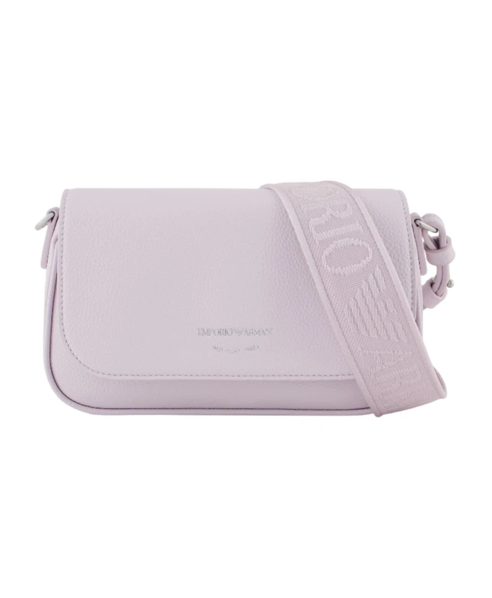 

Сумка через плечо с логотипом и магнитной застежкой. Emporio Armani, розовый