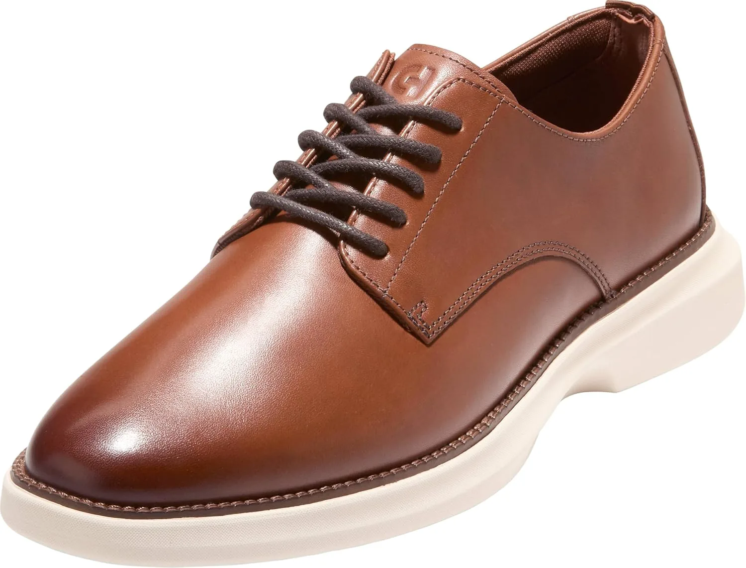 Мужские туфли Cole Haan Grand Shadowlite с гладким носком, слоновая кость — фото 2