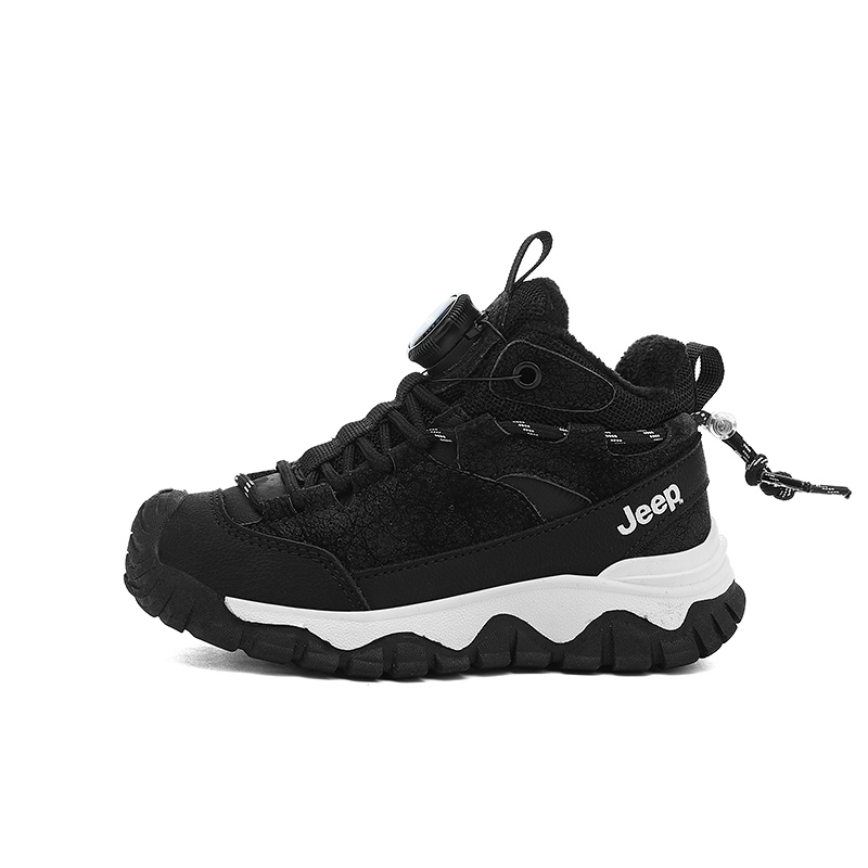 Детские уличные ботинки low top из искусственной кожи с термостойкостью, устойчивостью к истиранию, скольжению и ударам Jeep, army зеленый — фото 3