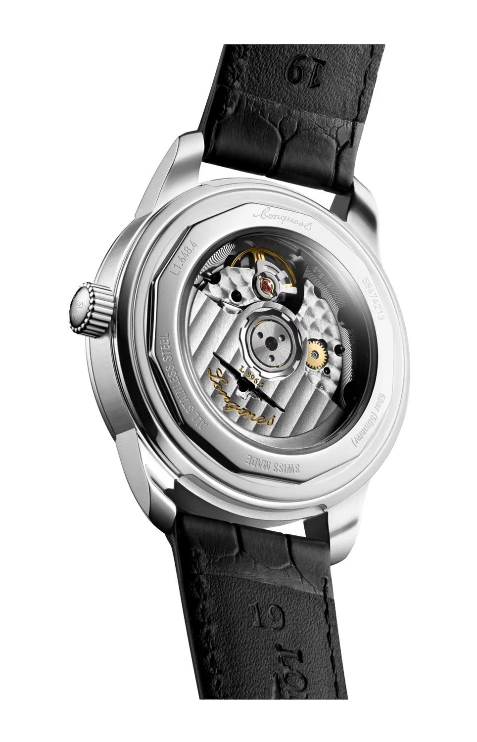 CONQUEST HERITAGE CENTRAL POWER RESERVE - L1.648.4.78.2 LONGINES, золотой — фото 2