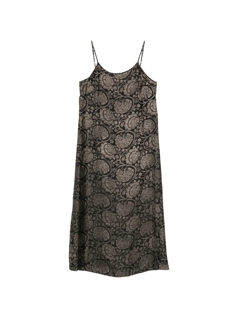 

Миди-платье с цветочным принтом Uma Wang, черный