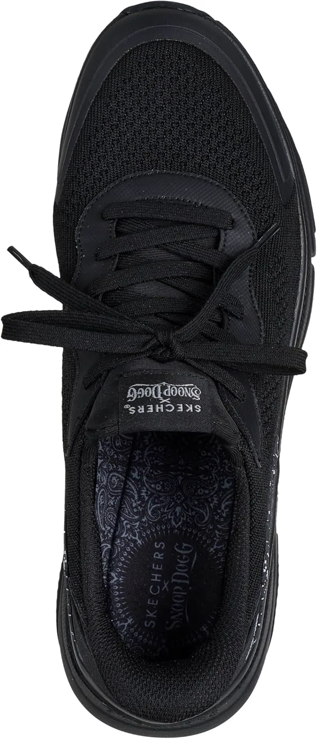 Мужские слипоны Skechers Snoop Sparrow Flex - Soarin' Hands Free, черный — фото 3