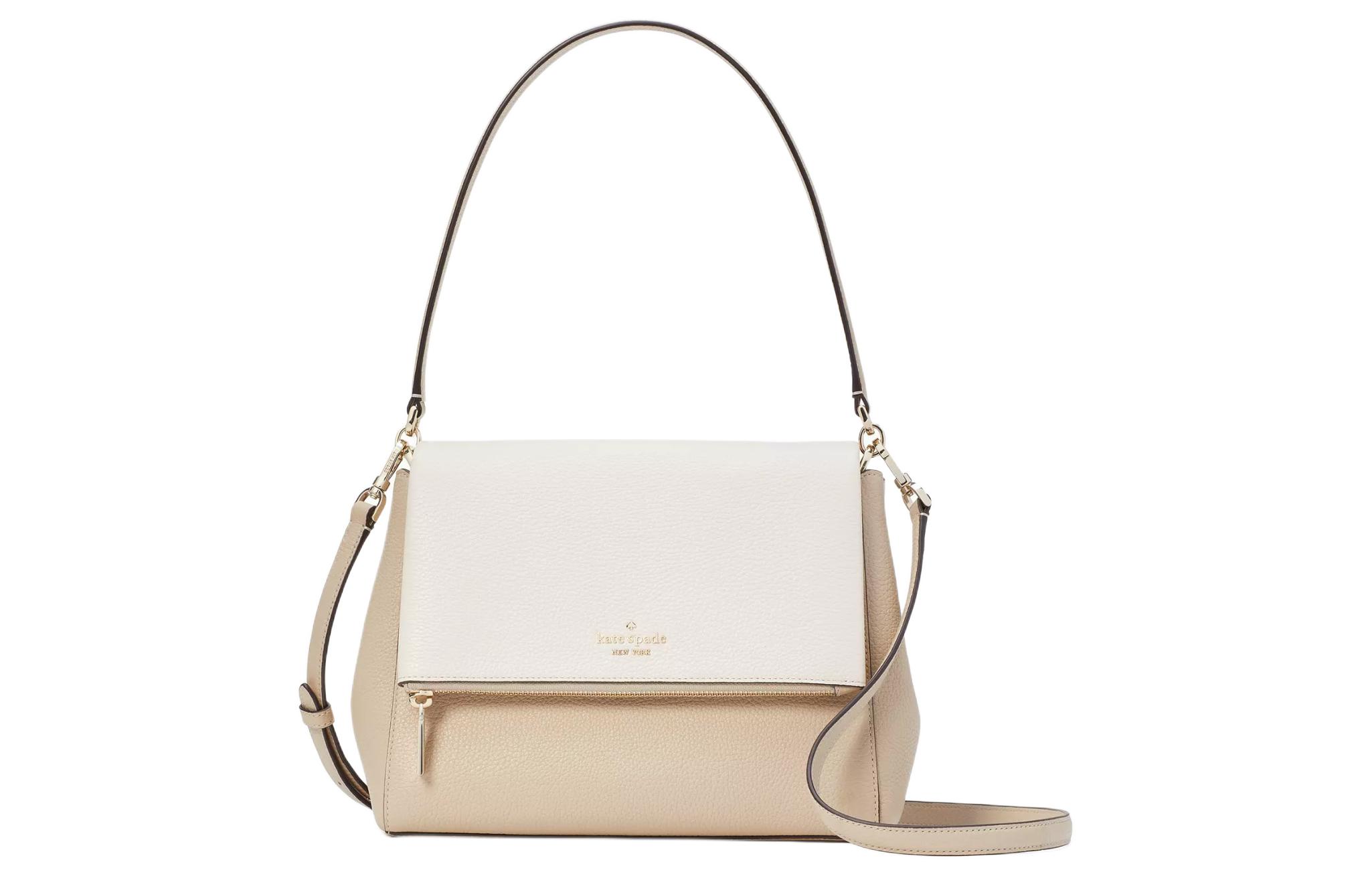 

Kate Spade Кожаная переносная сумка кроссбоди через плечо среднего размера для женщин