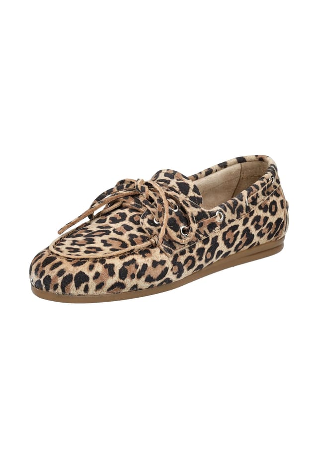 Кожаные тапочки Pavement, цвет leopard