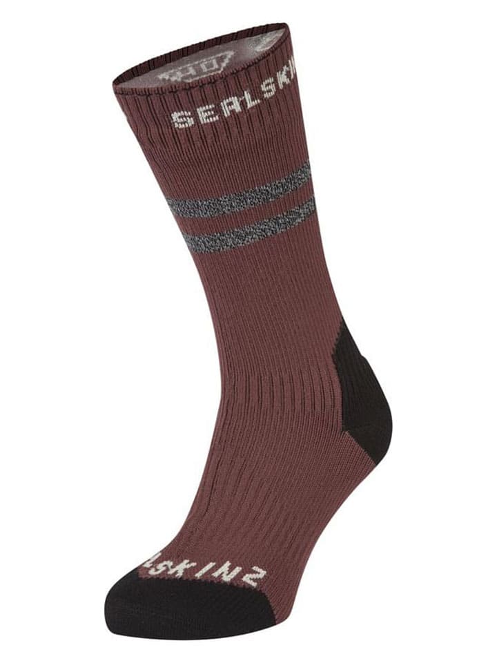 

SEALSKINZ Функциональные носки "Водонепроницаемые для холодной погоды" красного цвета