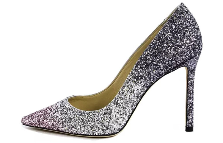 Туфли Jimmy Choo Romy High Heels Women's Purple Silver Gradient
