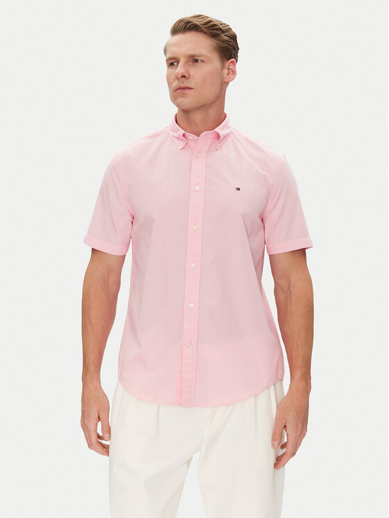 

Рубашка обычного кроя MW0MW37584 Tommy Hilfiger, розовый