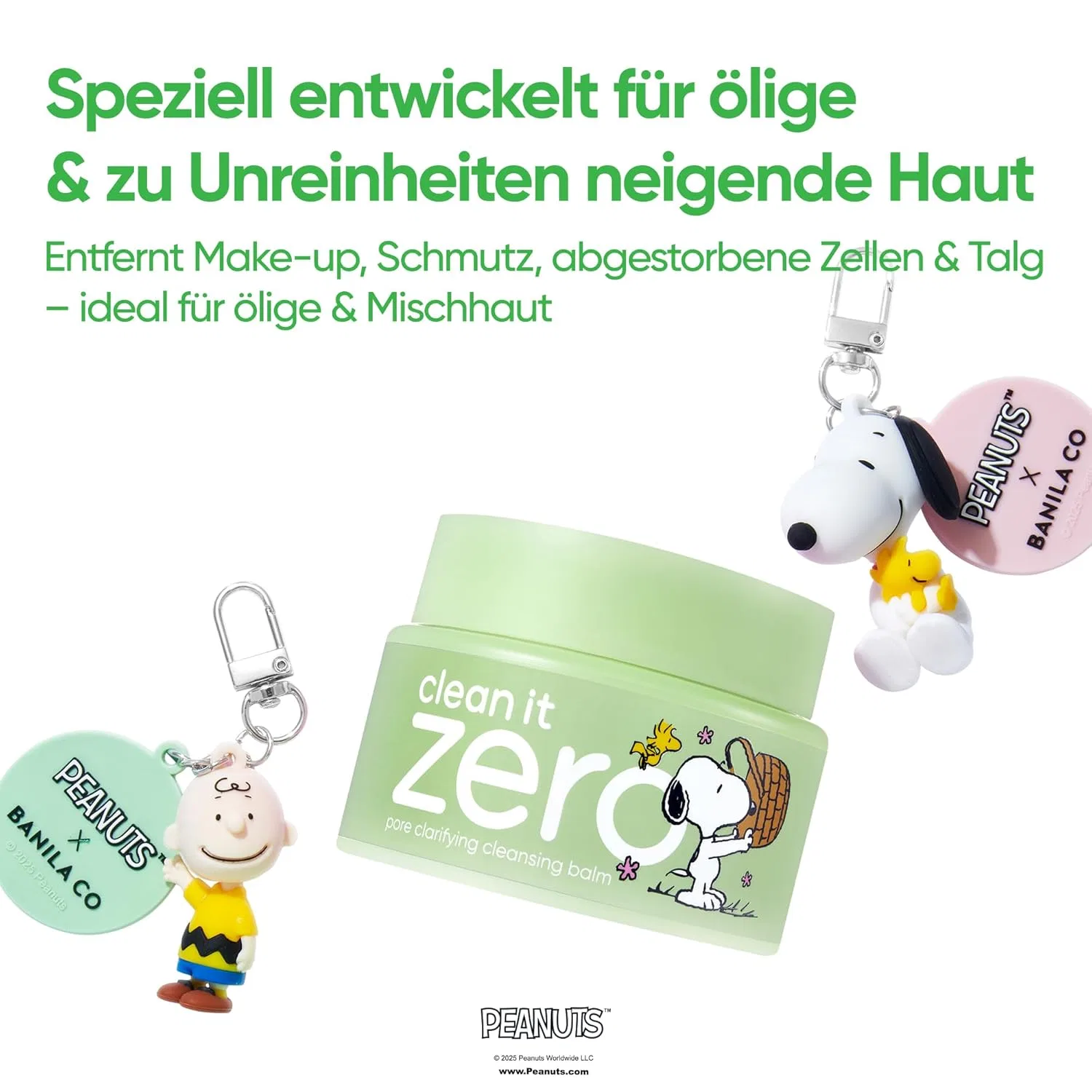 Молочко для умывания Banila Co — Очищающий бальзам Clean It Zero Pore Clarifying (Snoopy Edition) — фото 4