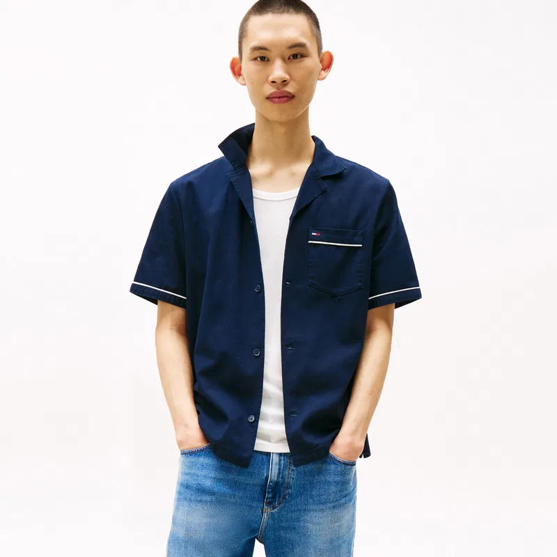 Рубашка мужская Navy Blue Tommy Hilfiger, Navy Blue C1G — фото 4