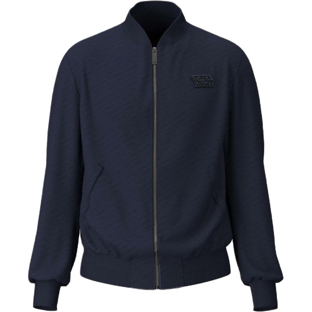 

Куртки и пальто FW25 для мужчин Versace, синий