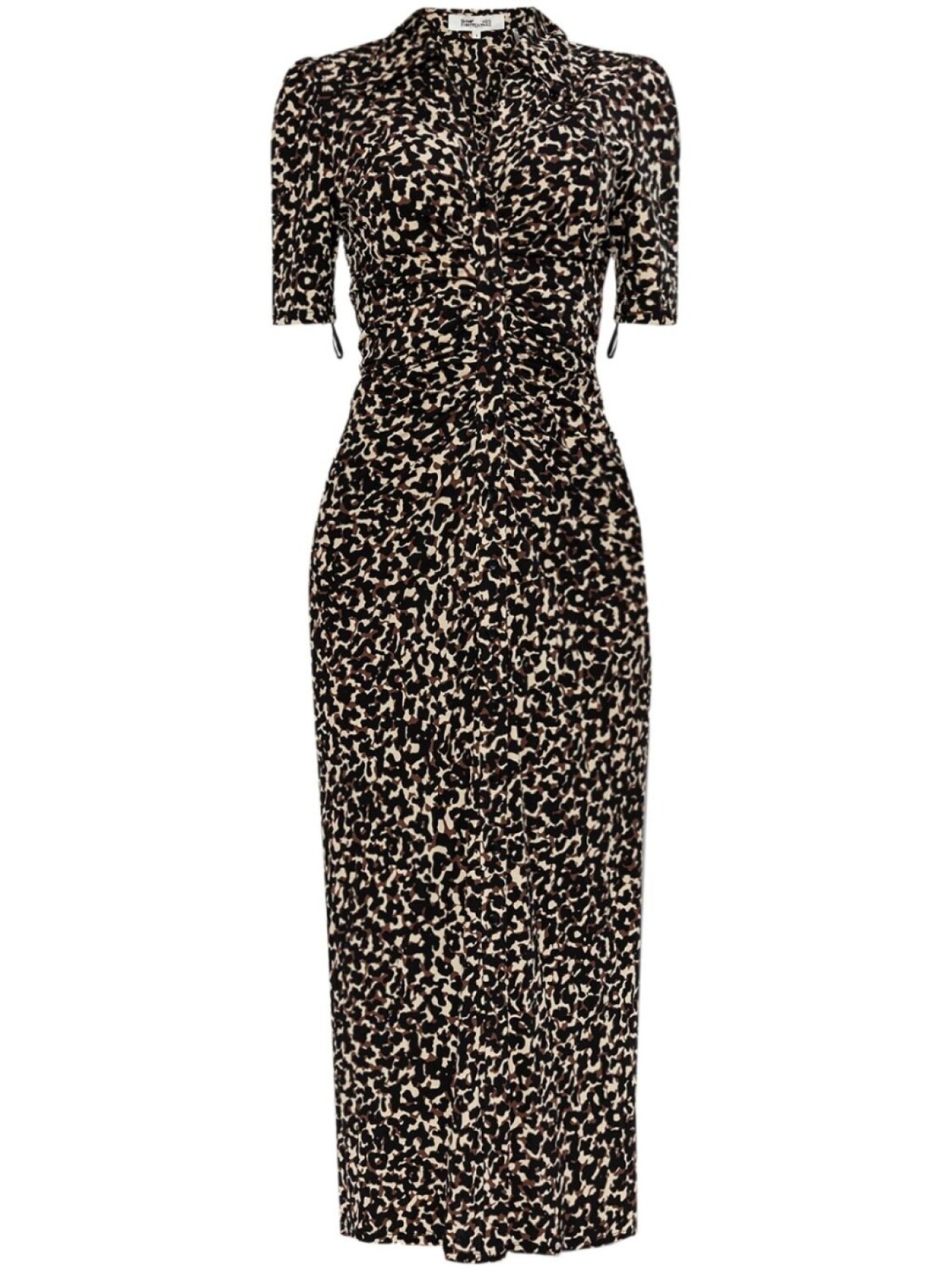 

DVF Diane von Furstenberg платье миди Zoey, коричневый
