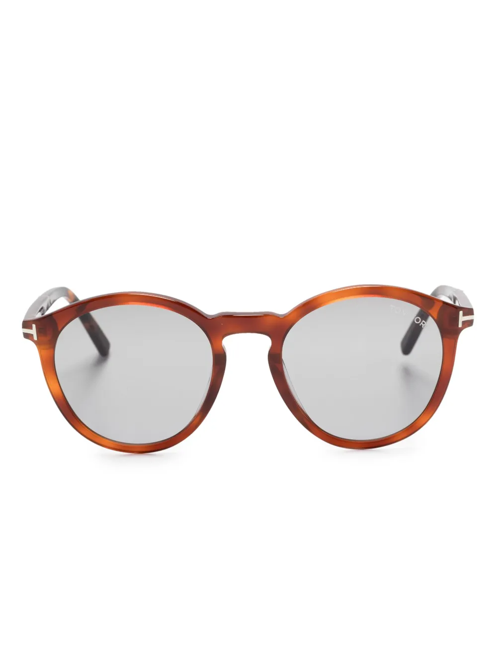 

Солнцезащитные очки в круглой оправе TOM FORD, коричневый