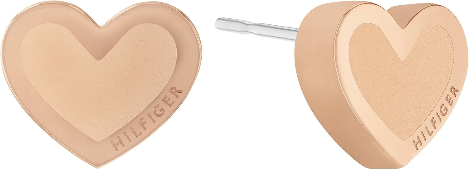 

Женская коллекция модных украшений Tommy Hilfiger Heart | Идеально подходит для особых случаев и повседневного стиля, Rose Gold