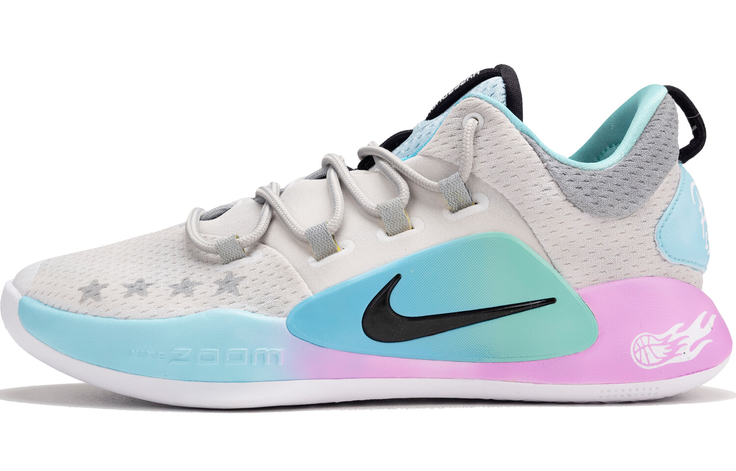 

Баскетбольные кроссовки Hyperdunk X мужские с низким верхом серые/синие Nike