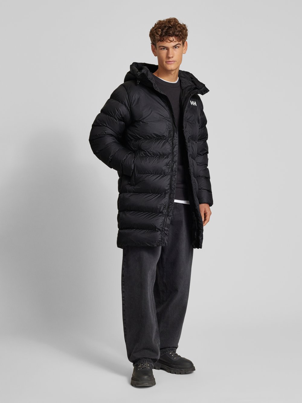 

Стеганое пальто с капюшоном модель «Осло» Helly Hansen, черный