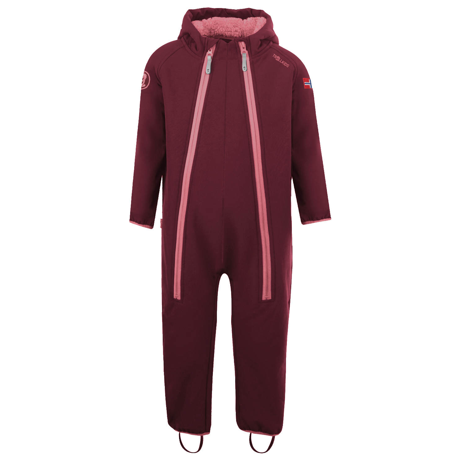 

Комбинезон Trollkids Nordkapp Overall, цвет Maroon Red/Antique Rose