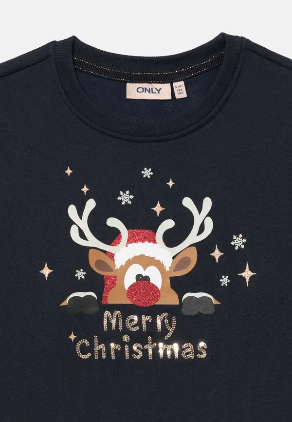 Толстовка Kogyda life xmas o neck box sweatshirt Only Girls, ночное небо — фото 3