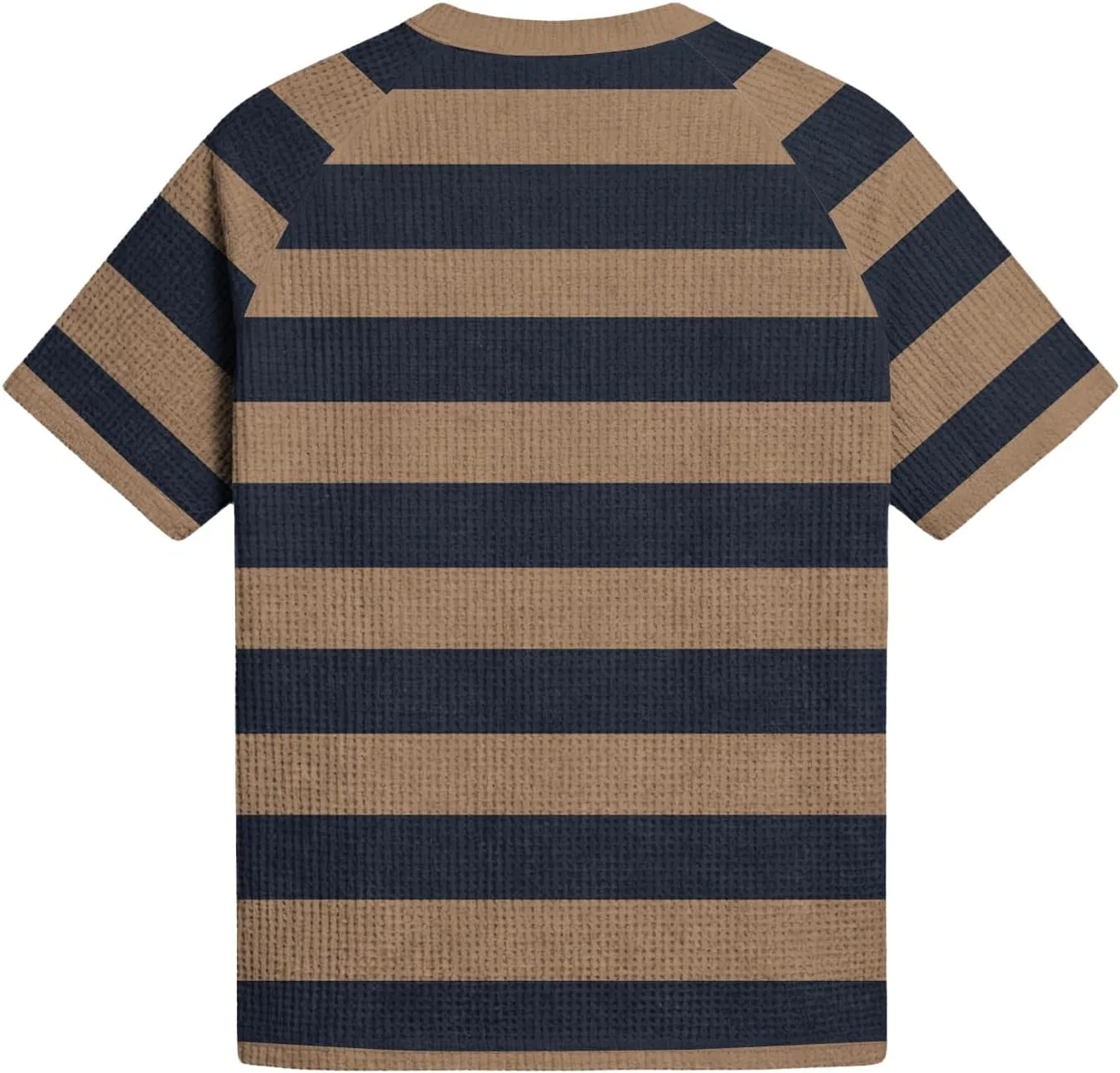 Мужская футболка с коротким рукавом, повседневная, хлопковая, 1-brown, S-5XL — фото 3