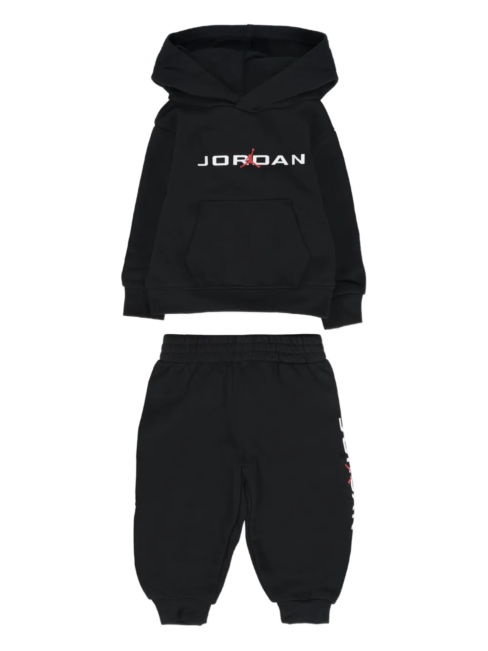 

Спортивный костюм с вышитым логотипом Jordan Kids, черный