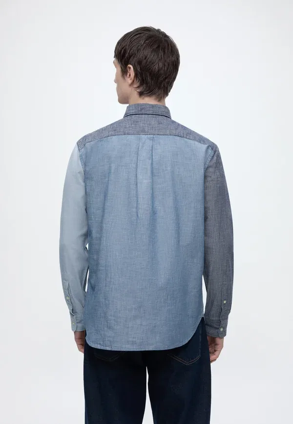 Рубашка Tommy Hilfiger, мид блю / клетка — фото 3