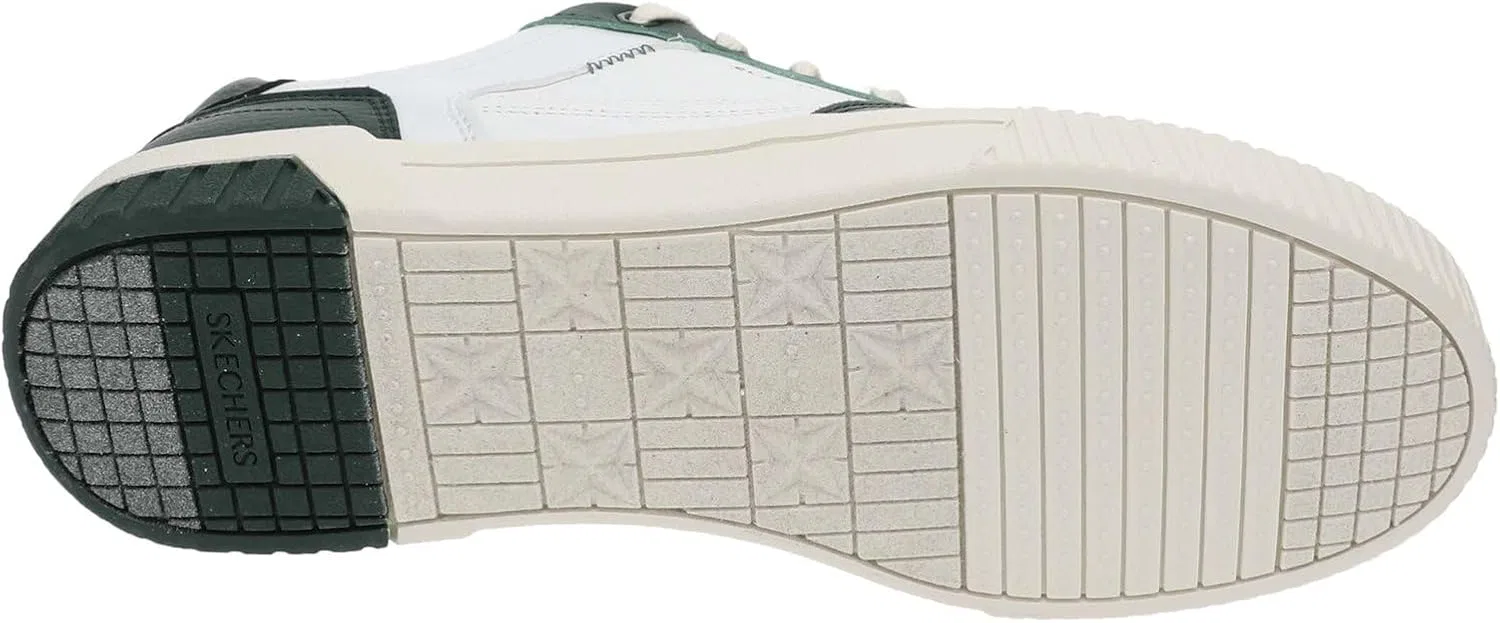 Мужские кроссовки Skechers Jade Strane, White Green Duraleather Trim — фото 3