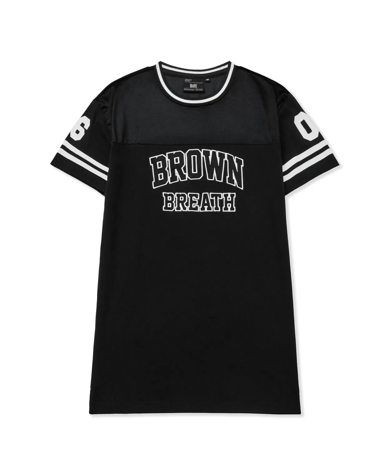 Детское сатиновое платье с блоками чёрное от Brownbreath Kids — фото 2