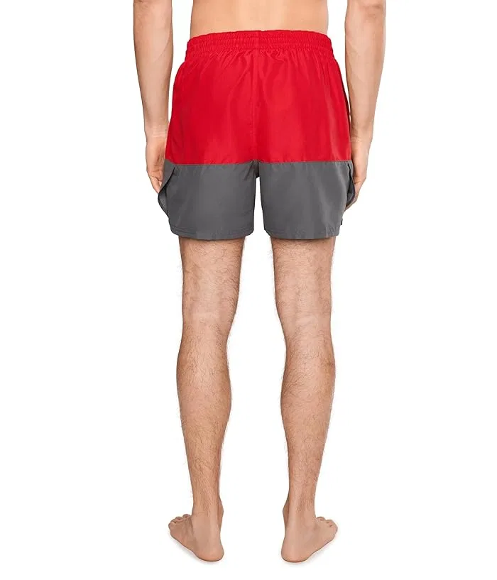 Плавки Nike Split 5" Brief Lined Volley, University Red — фото 4