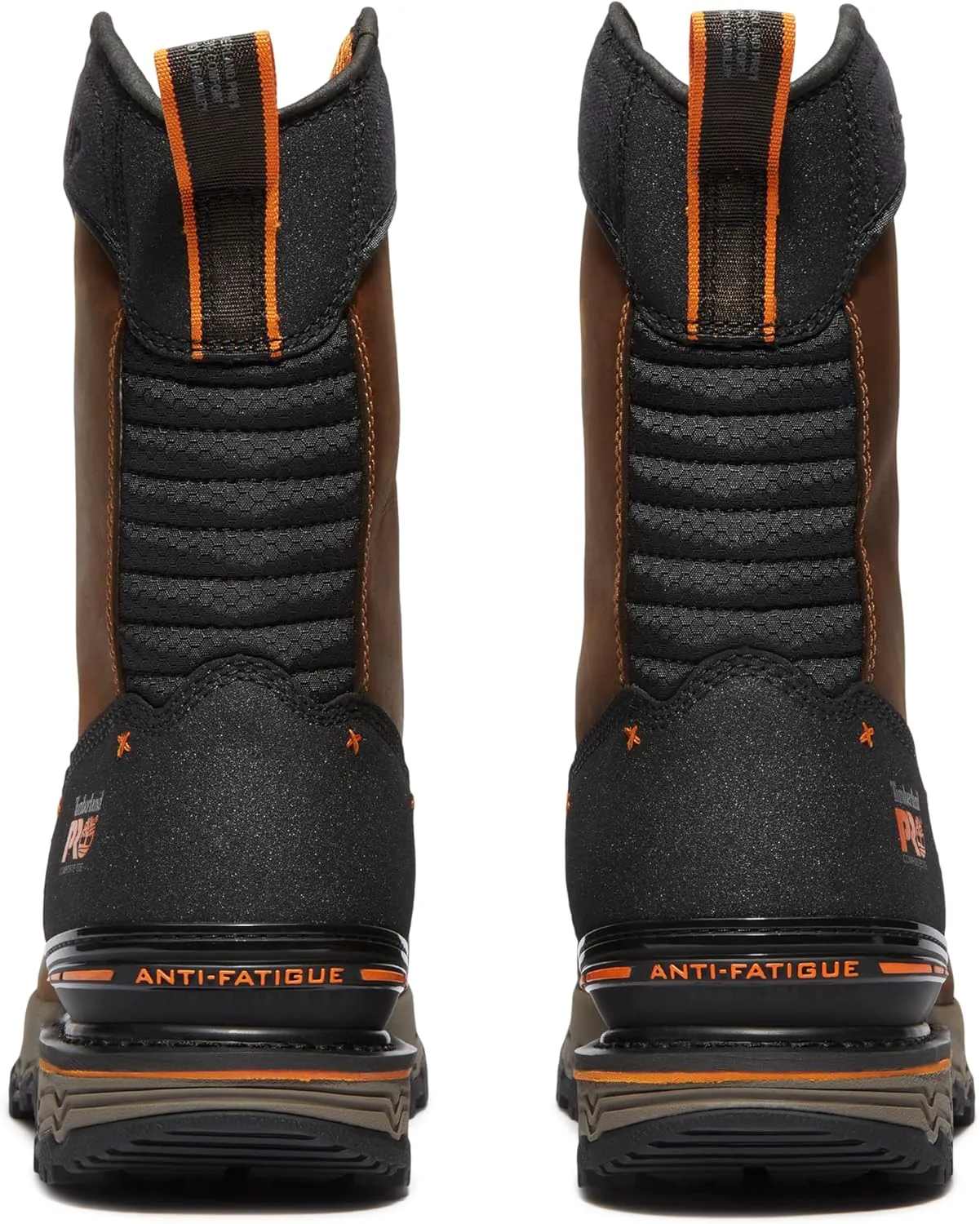 Мужские ботинки Timberland PRO Boondock Ultralight среднего коричневого цвета с композитным носком, водонепроницаемые и стойкие к скольжению, коричневый — фото 4